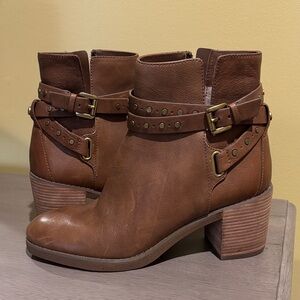 MICHAEL Michael Kors Brown Studded Ankle Boots